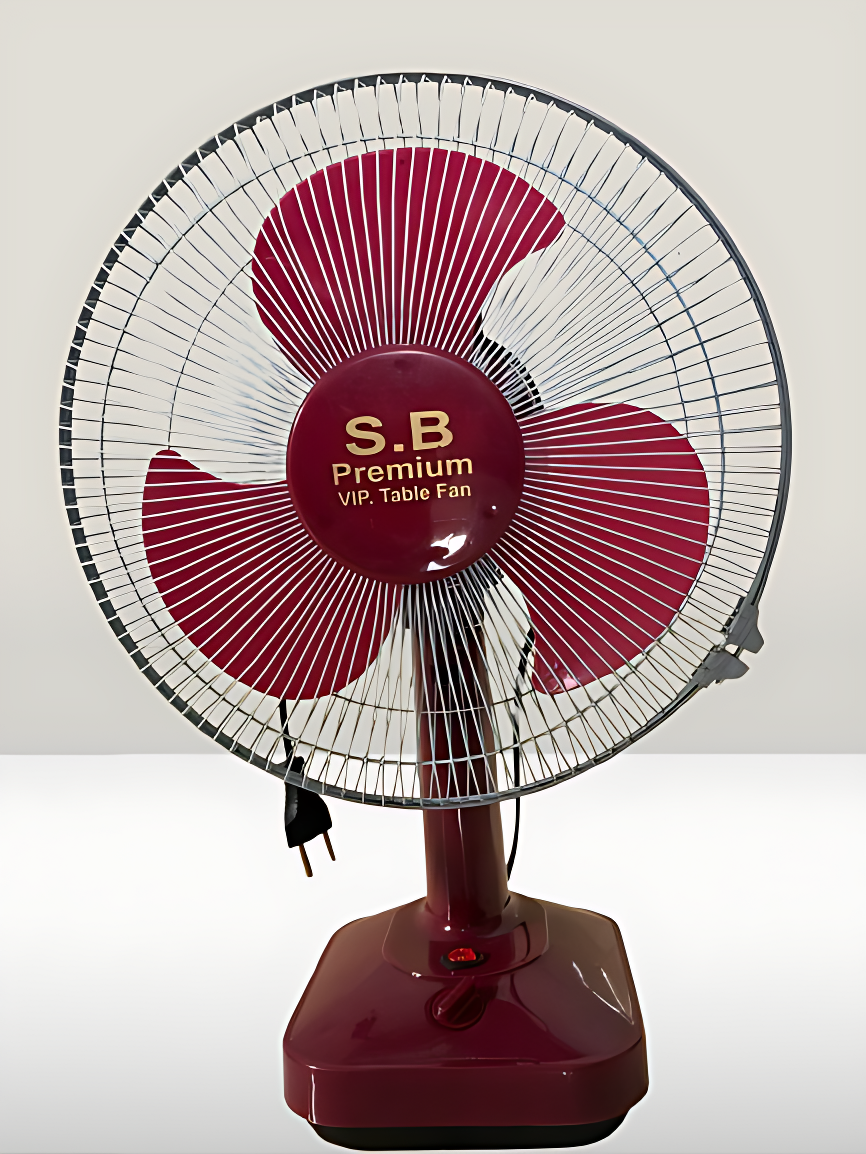 SB 12" (inc) Table Fan RED Color VIP